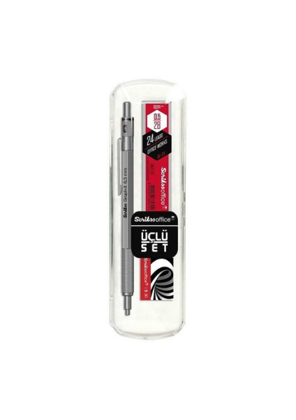 SCRİKSS Graph-X 3'Lü Set, Vers 0,5 mm Kurşun  + Si